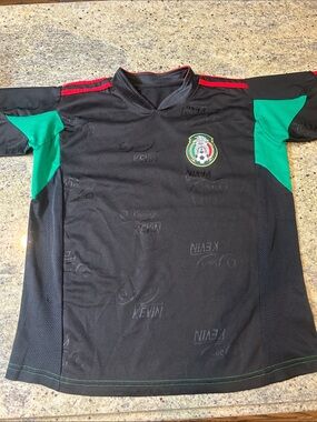 Men's Ross America Federacion Mexicana Soccer Jersey De Futbol Asoc